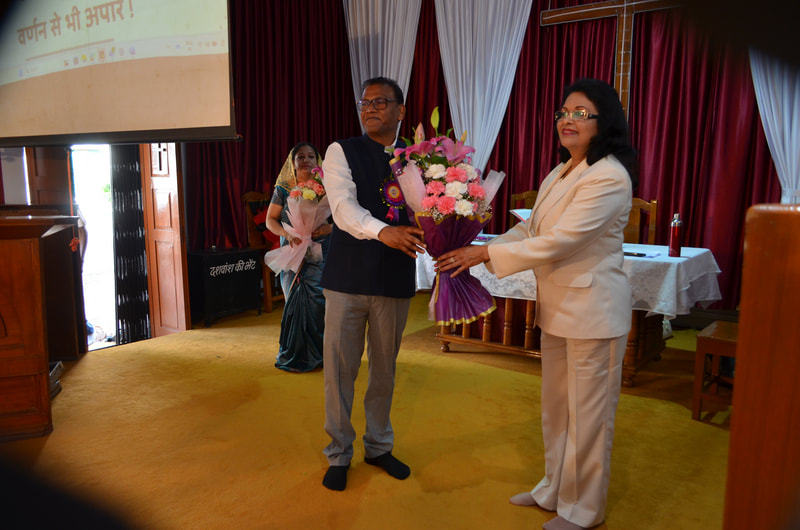 Dr Dilesh Welcoming at the meeting